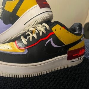 WMNS NIKE AIR FORCE 1 AF1 SHADOW SULFUR YELLOW “SISTERHOOD”